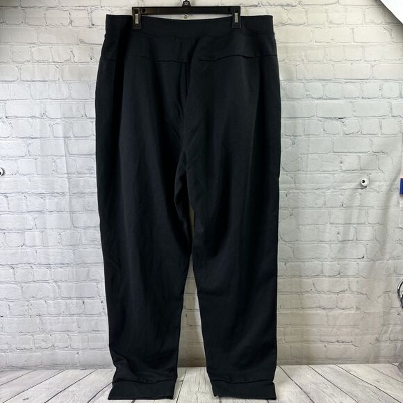 POLO Ralph Lauren Men Embroidered Gold Crest Logo Jogger Pants Black Maroon 2XLT - Picture 7 of 15